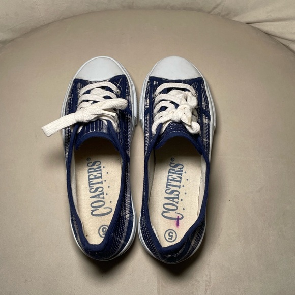 COASTERS PLAID PLATFORM SHOES - Picture 7 of 7